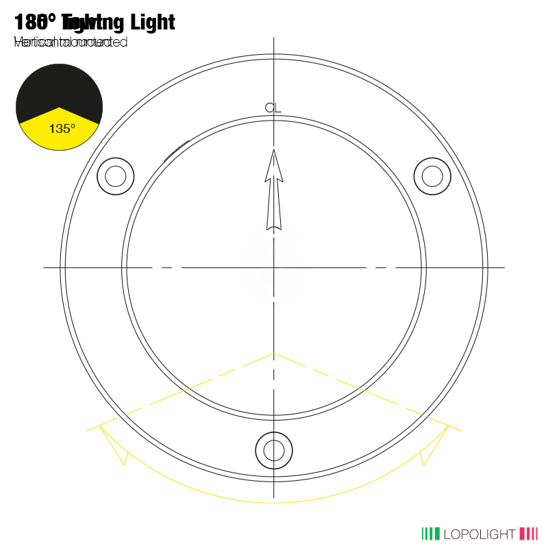 2nm 135° Yellow, Towing, Double, black anodized 2nm 135° Yellow, Towing, Double, black anodized